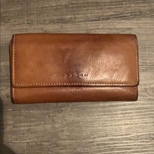 Fossil leather wallet